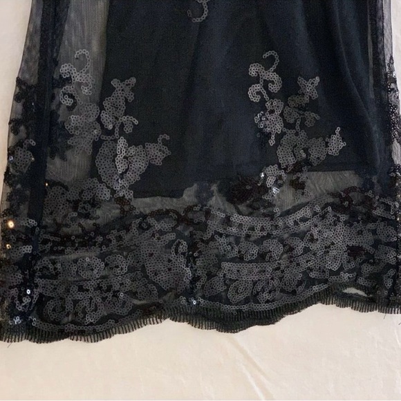 NEW Altar’d State black sheer sequin jumpsuit - Picture 5 of 10